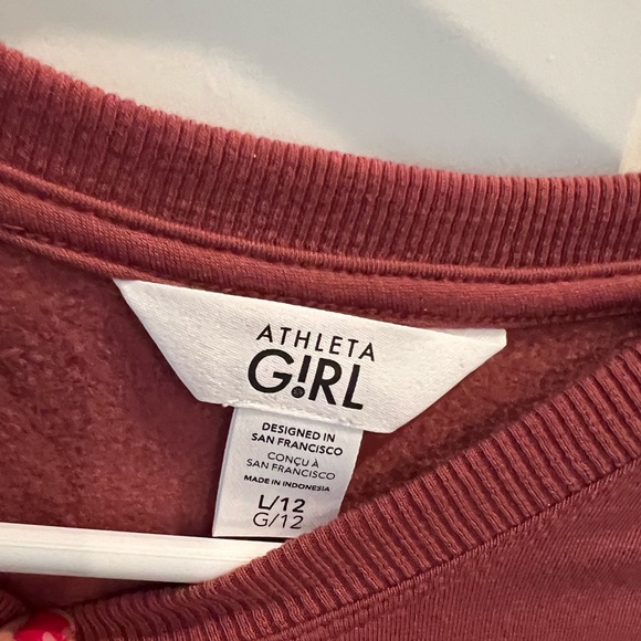 NWT Athleta Girls Up For Anything Sweatshirt - Picture 2 of 6